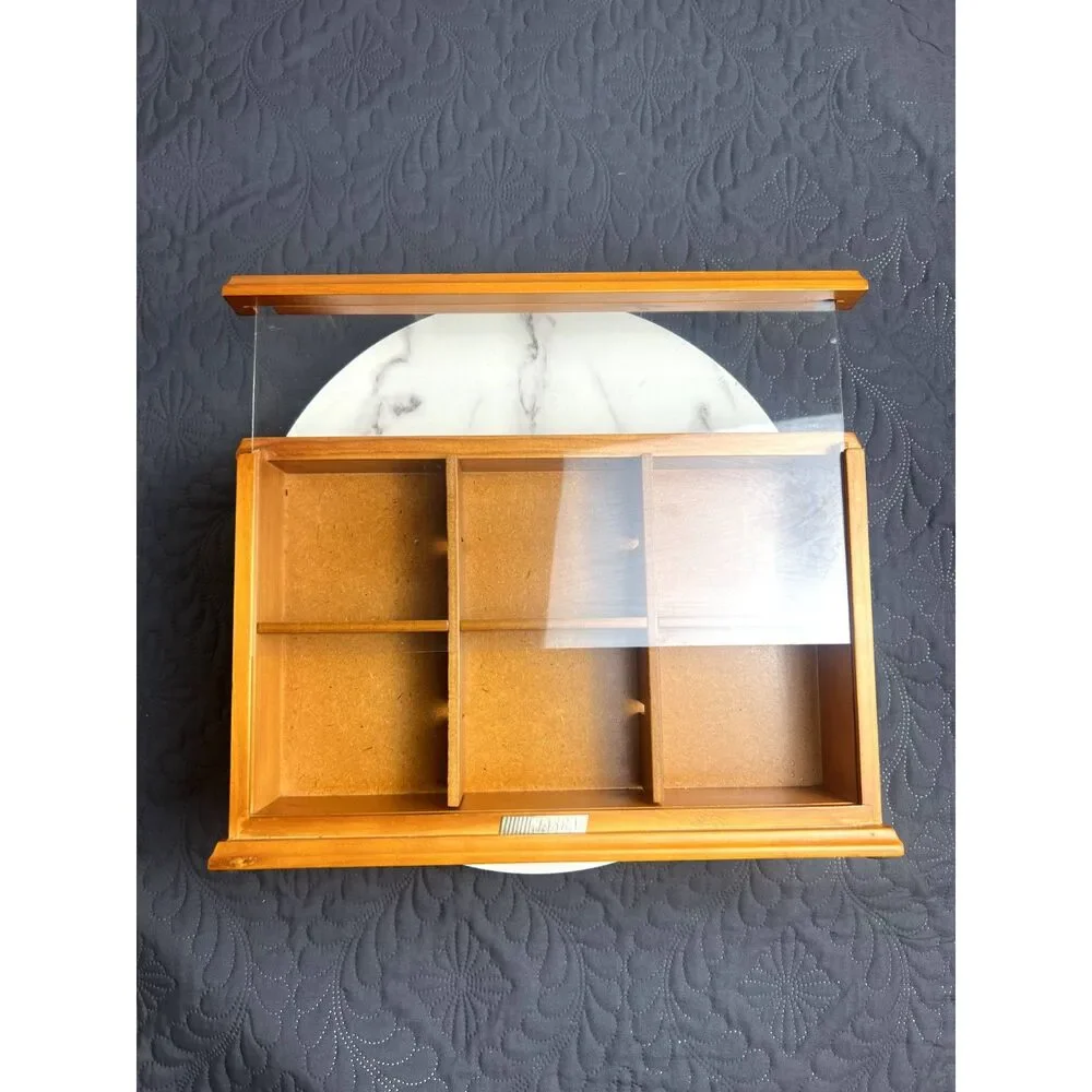 SOLID WOOD NASCAR 12 DIECAST CAR DISPLAY CASE - WALL MOUNT for Collectors: Used